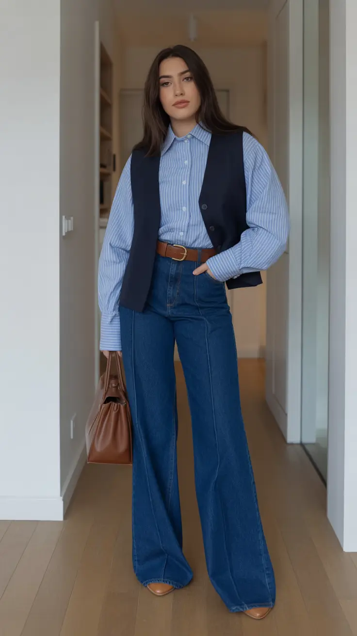 old money outfits for women 2026 Denim Heritage Reimagined