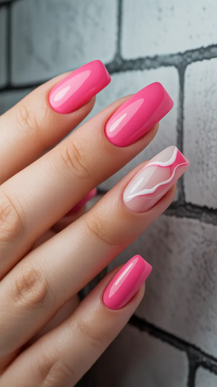 Pink Nail Trends Winter 2025-2026 Modern Wave Minimalism