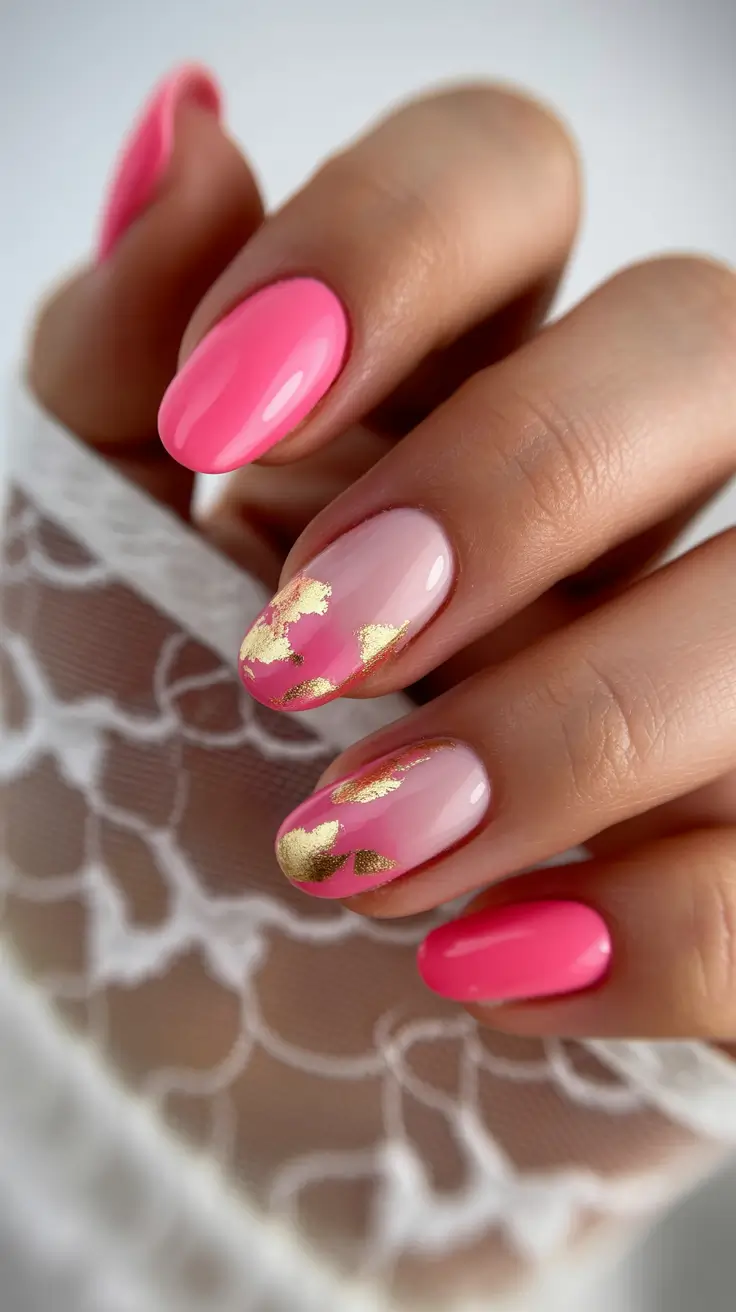 Pink Nail Trends Winter 2025-2026 Rose Fade Elegance