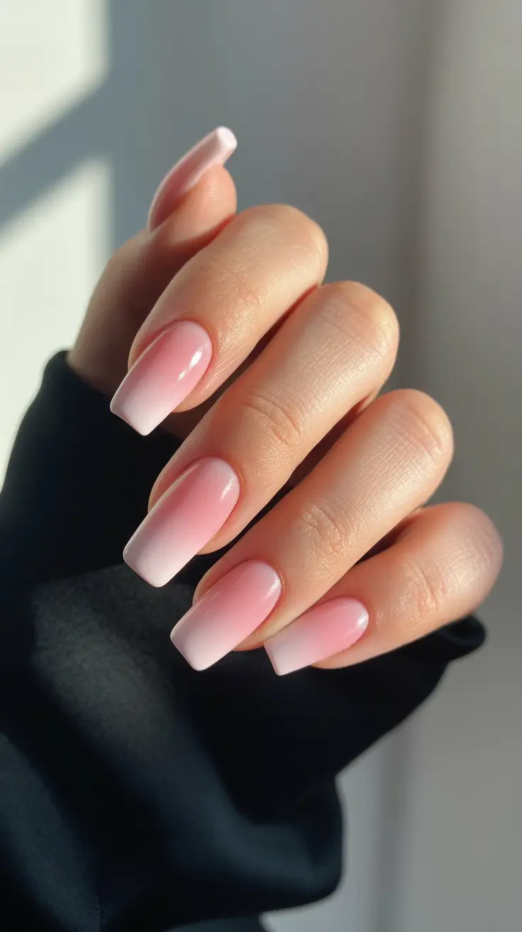 Pink Nail Trends Winter 2025-2026 Milky Pink Perfection