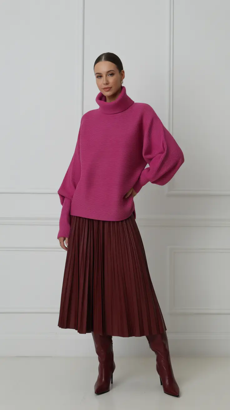 skirt outfits for women 2026 Unexpected Color Harmony