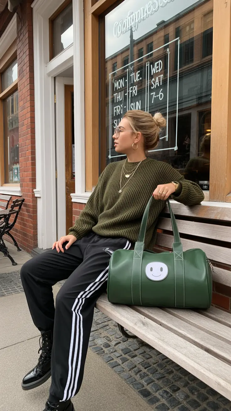 sweatpants outfits 2026 Urban Edge Meets Effortless Cool