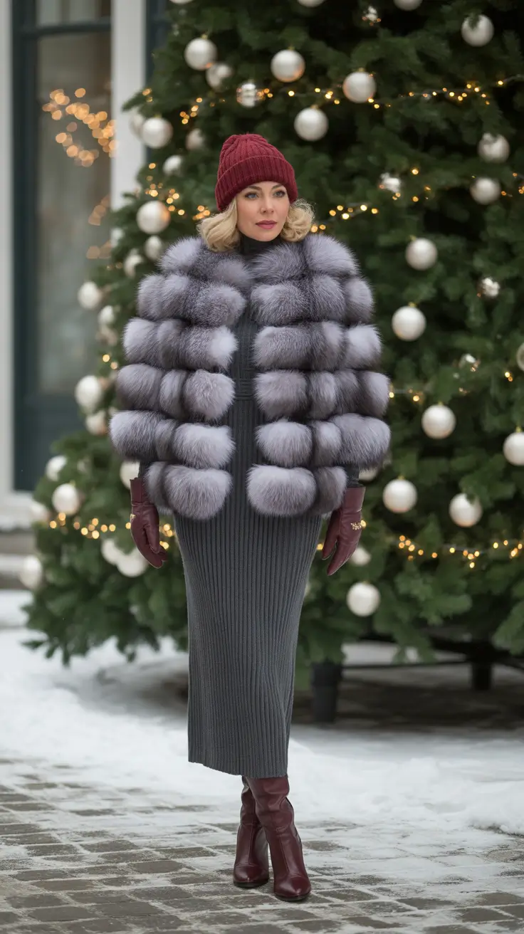 trendy outfits 2026 Winter Royal Glam