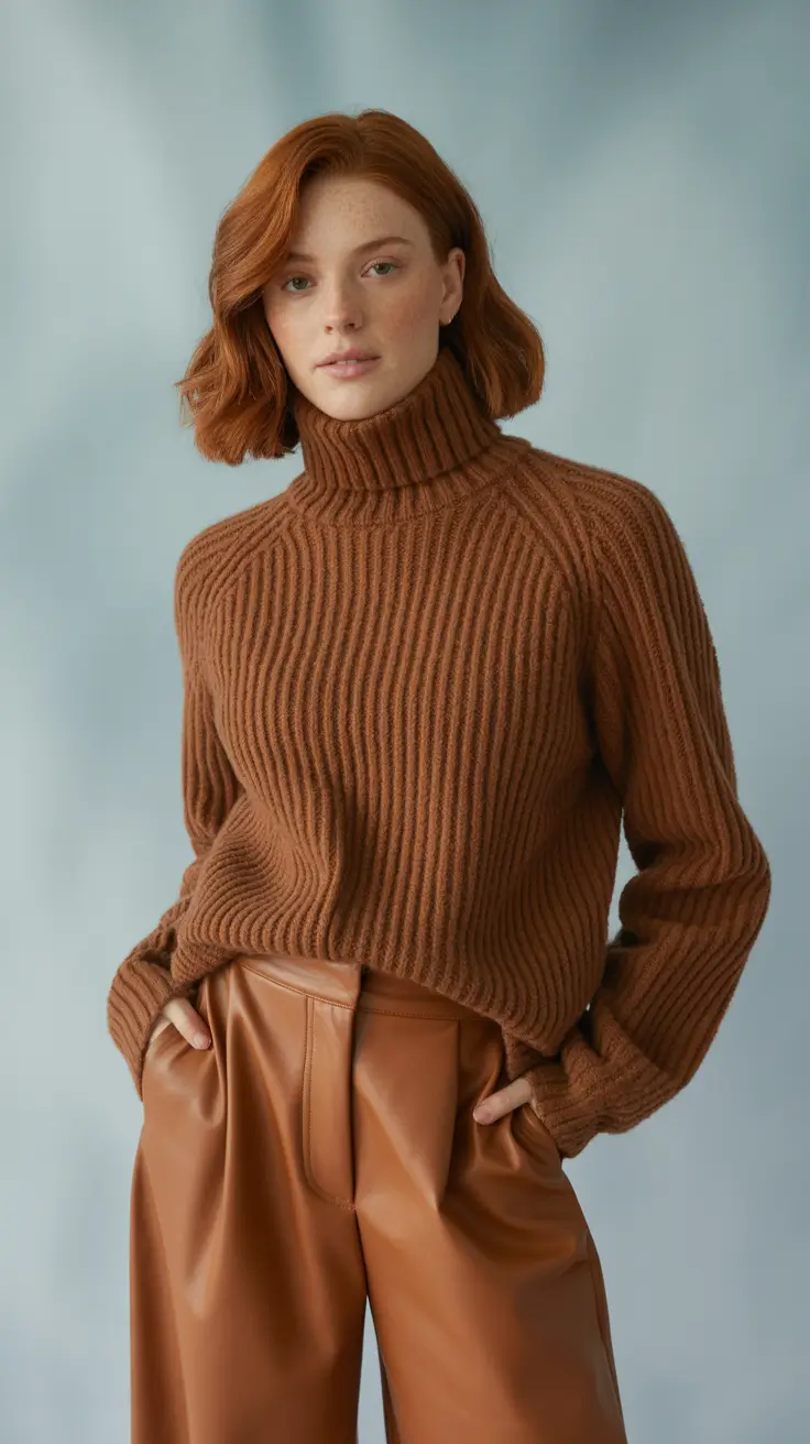 trendy outfits 2026 Monochrome Cocoa Elegance