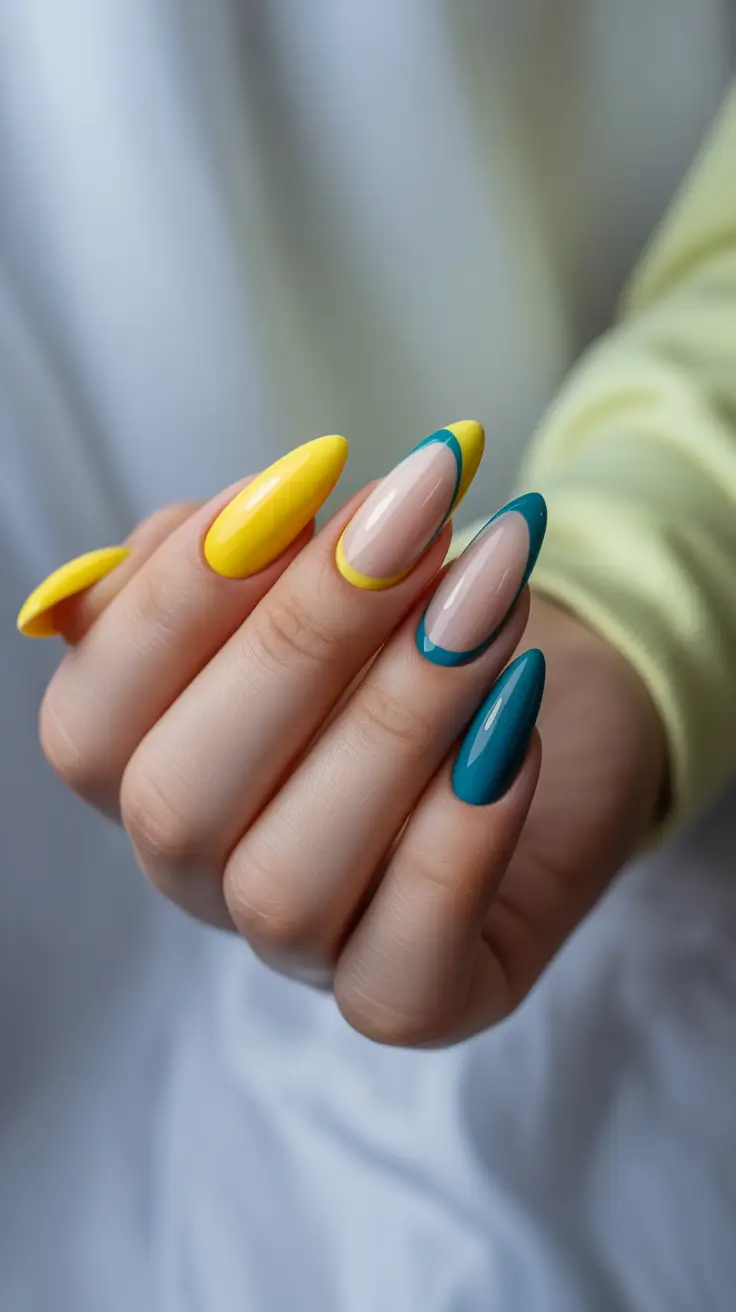 Winter Almond Nails 2025-2026 Sun & Ice Fusion