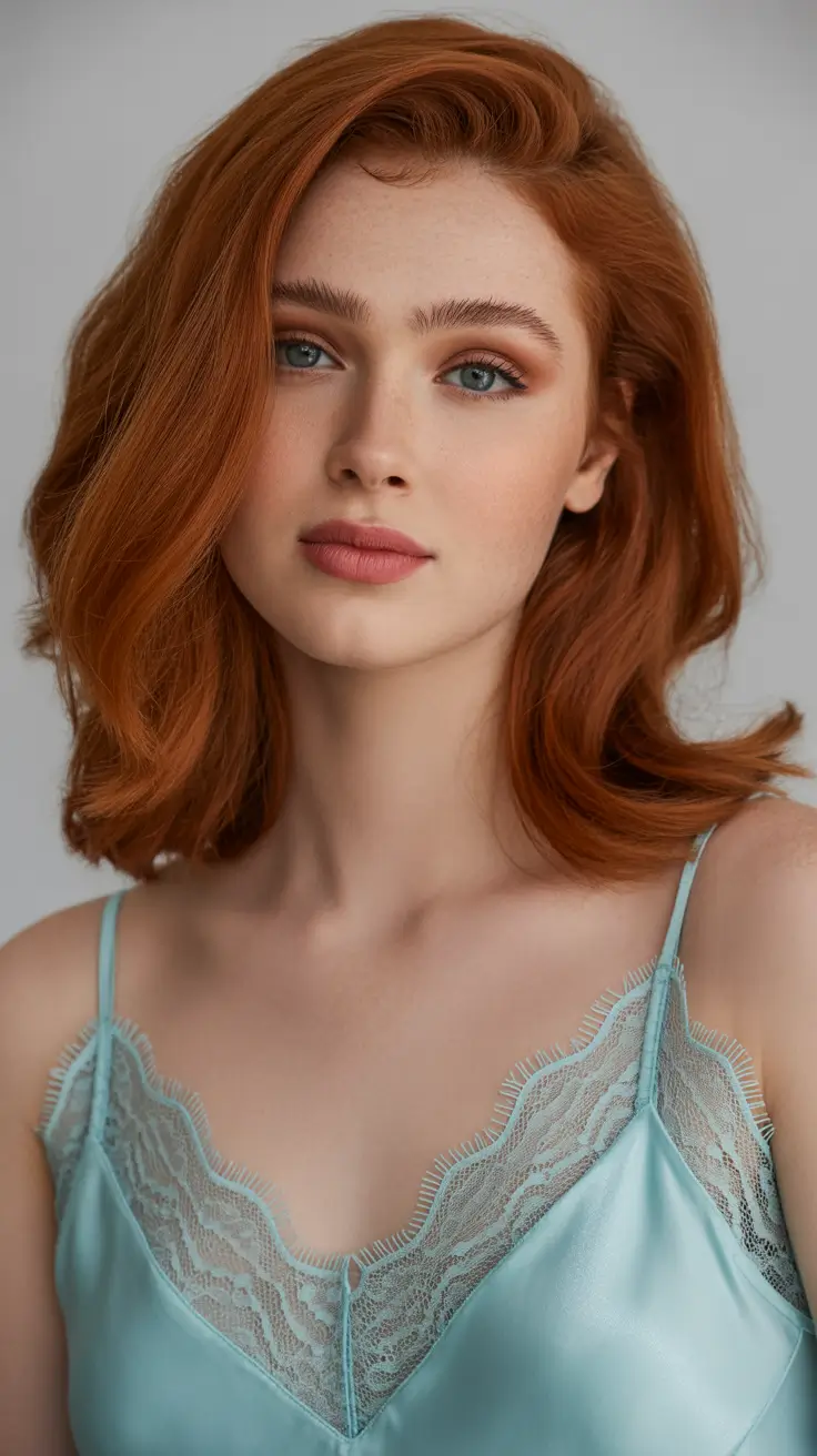 auburn hair color 2026 Velvet Copper Glow