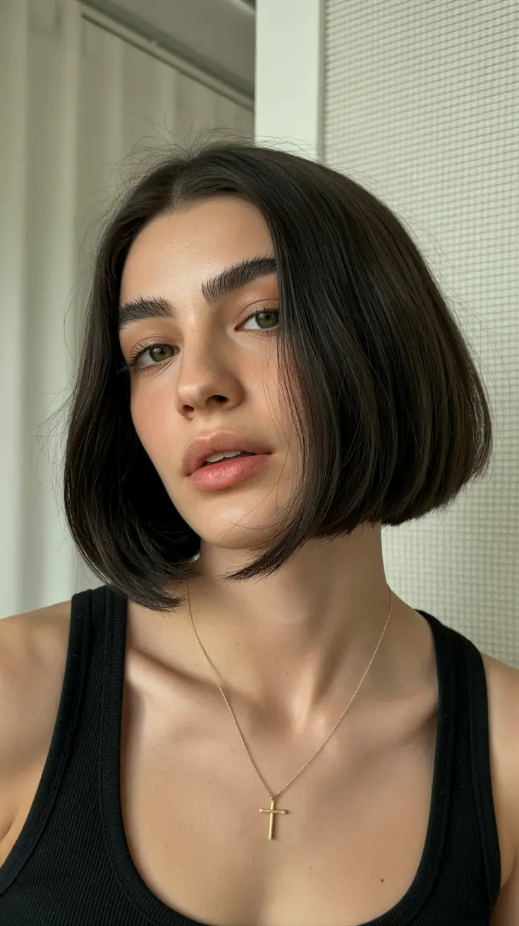 Best haircut ideas 2026 Classic Short Bob with Modern Edges
