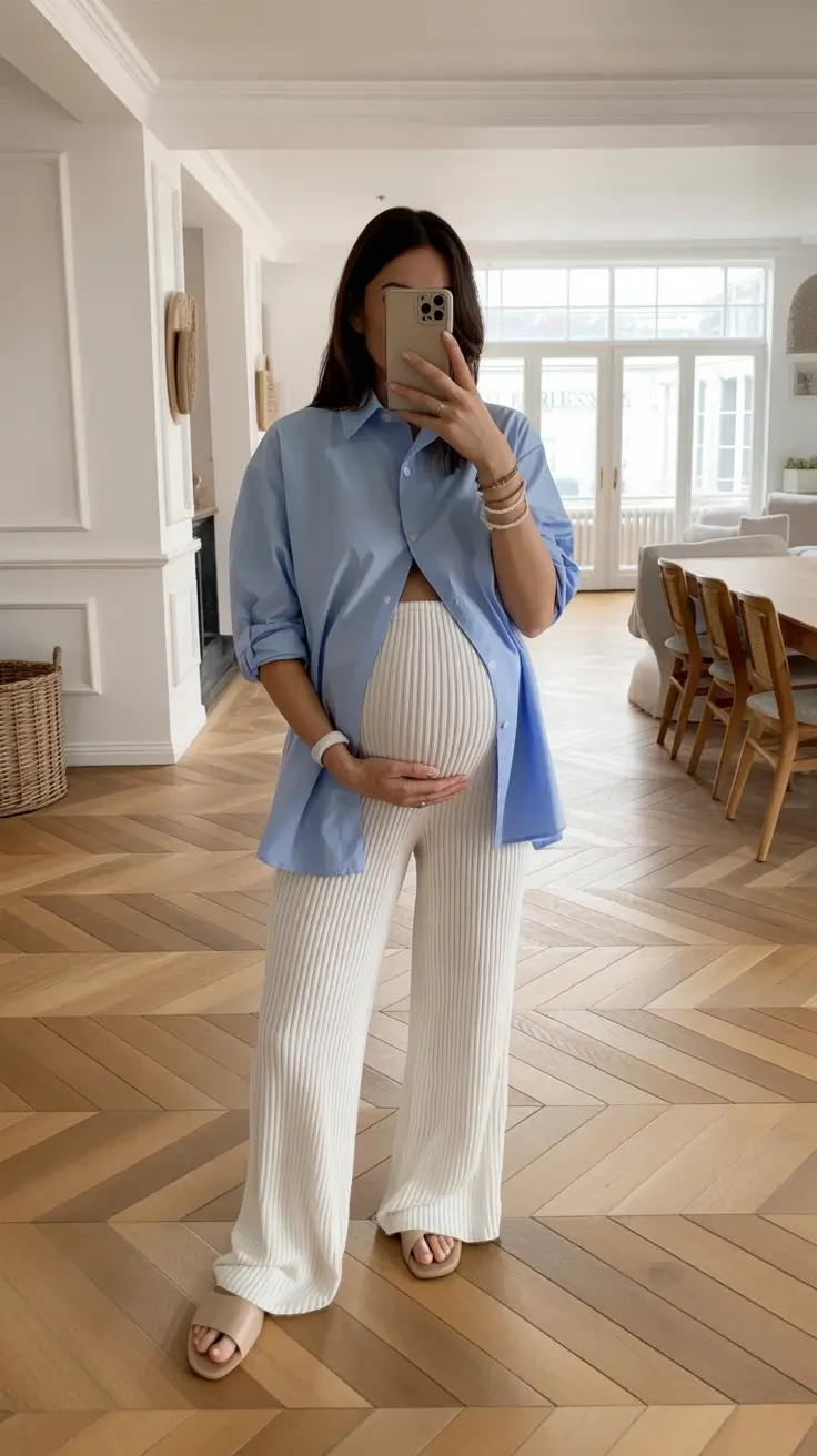 Best pregnancy outfits 2026 Coastal Calm