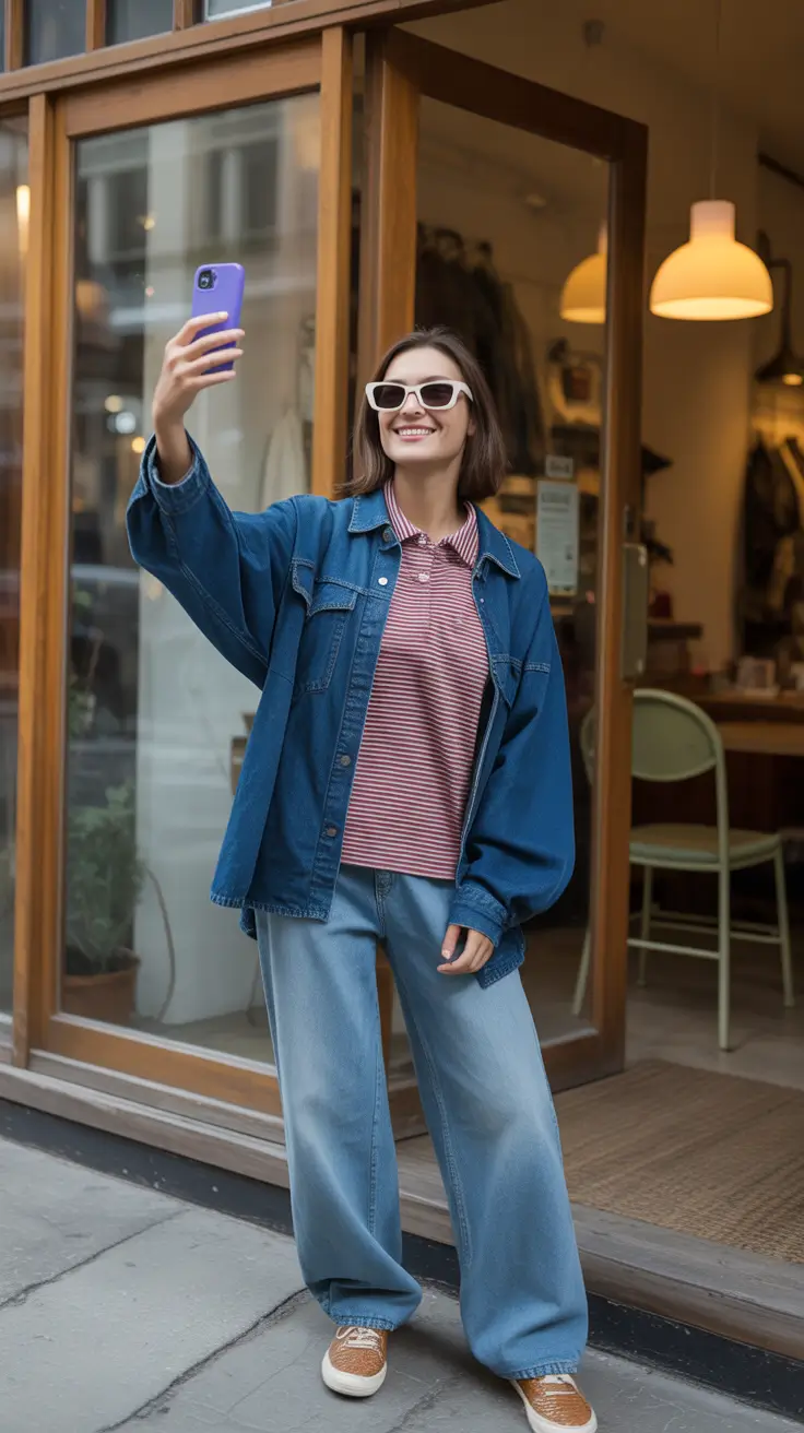 Best y2k outfits 2026 Denim on Denim Reborn