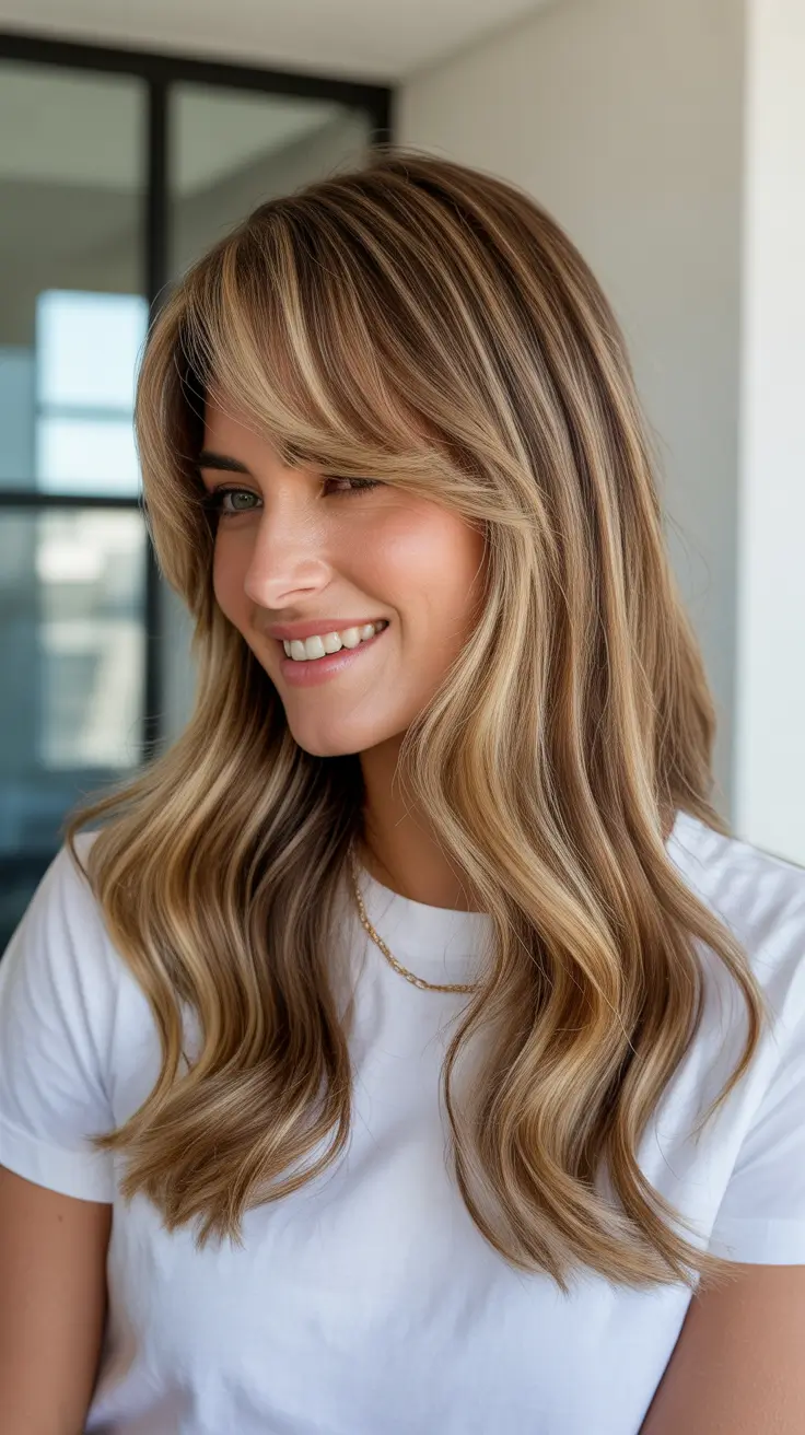 Blonde hair color 2026 for every skin tone Caramel Ribbon Blonde with Warm Undertones