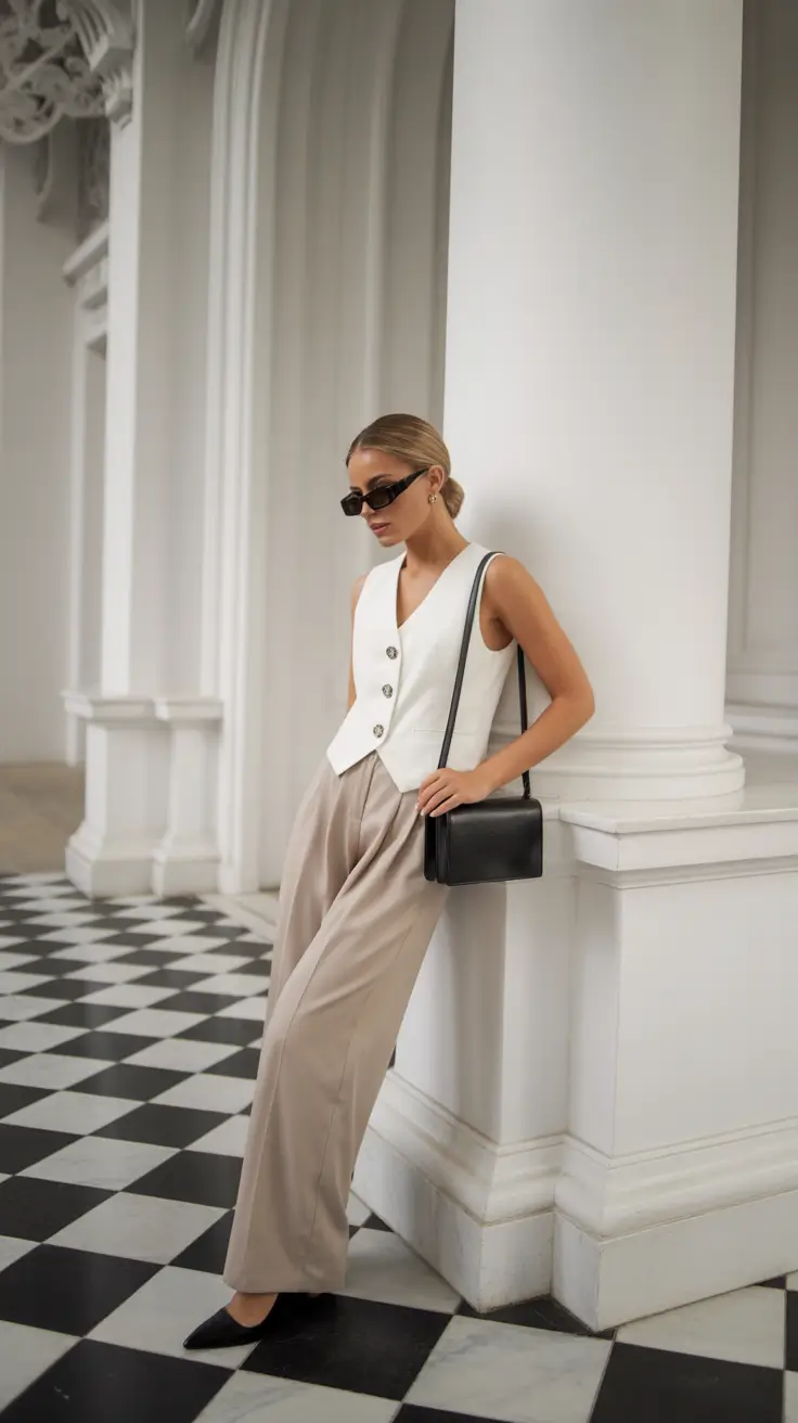 Brunch outfit ideas 2026 Tailored Tranquility