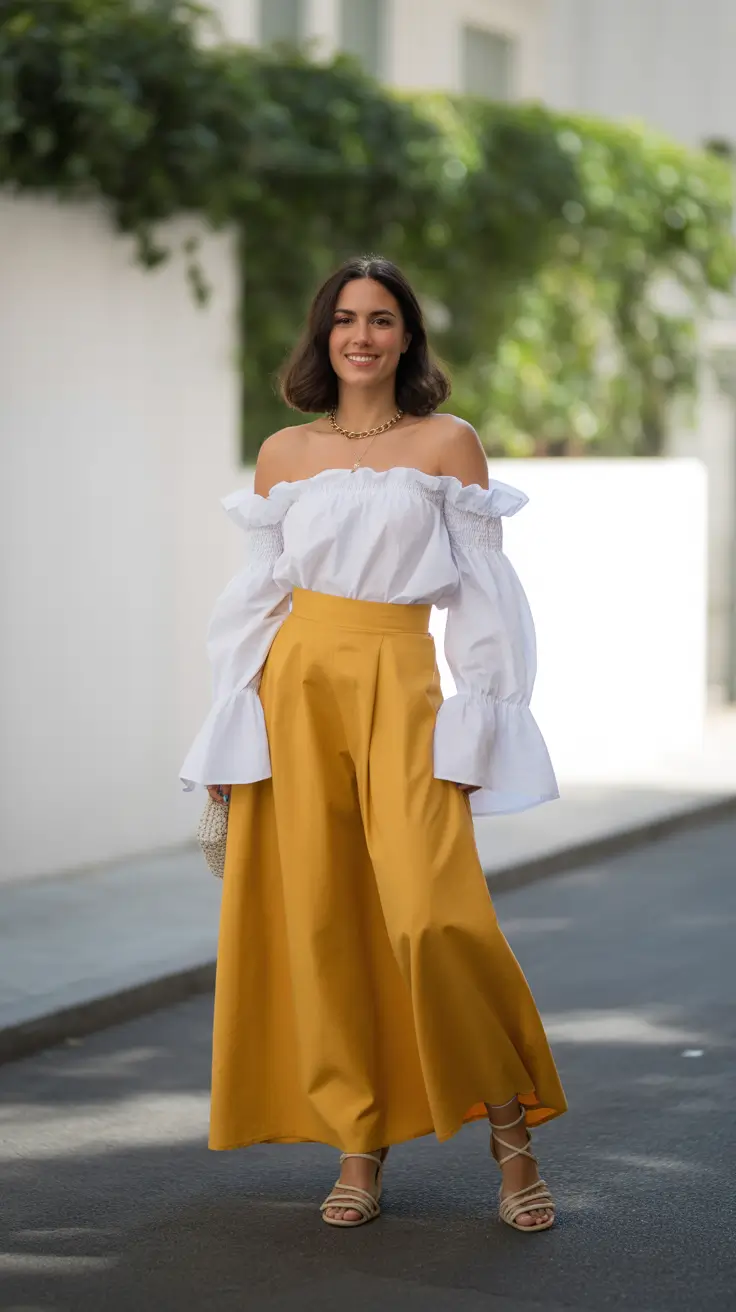 Brunch outfit ideas 2026 Golden Hour Romance