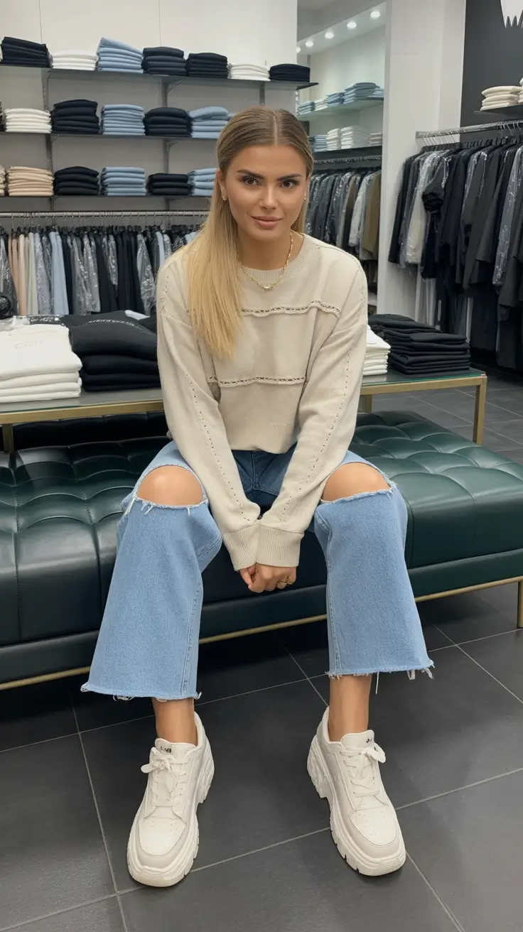 Casual outfits with sneakers 2026 Cozy Denim The Effortless Everyday