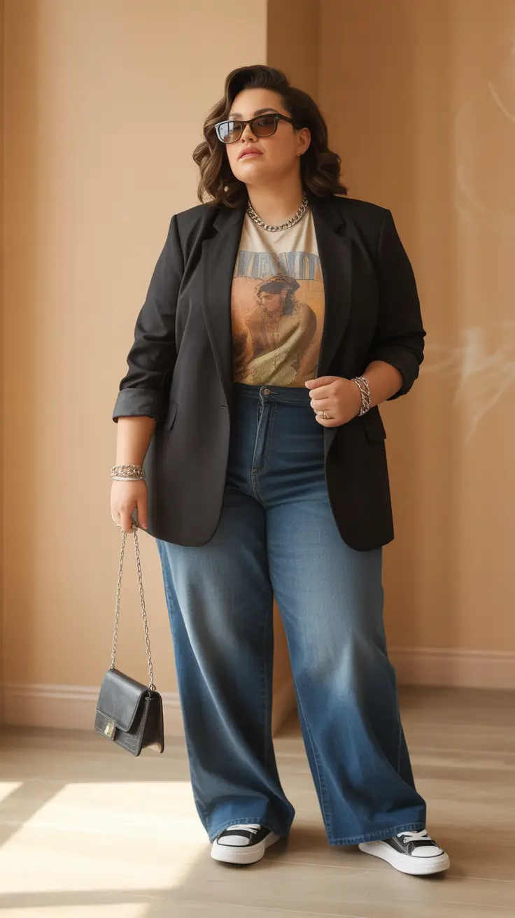 curvy outfits inspo for women 2026 Street Chic Revival