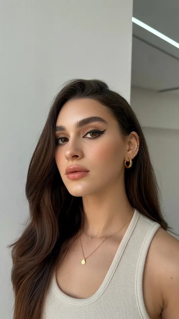 Dark brown hair color 2026 -- sleek and rich Subtle Espresso Layering