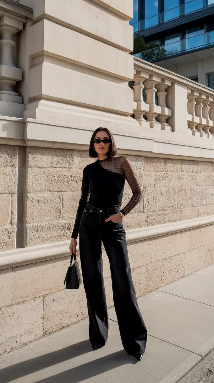 Going out outfits for women 2026 Monochrome Edge