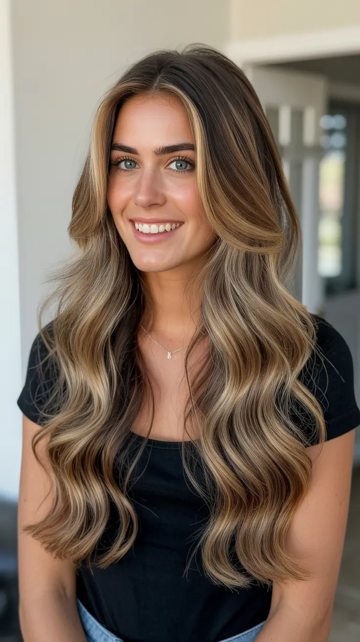 hair color ideas 2026 for every skin tone Champagne Blonde Balayage