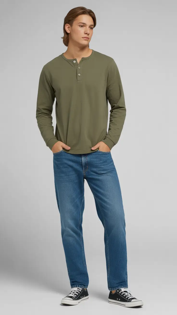 Men's outfit ideas 2026 Everyday Green Energy