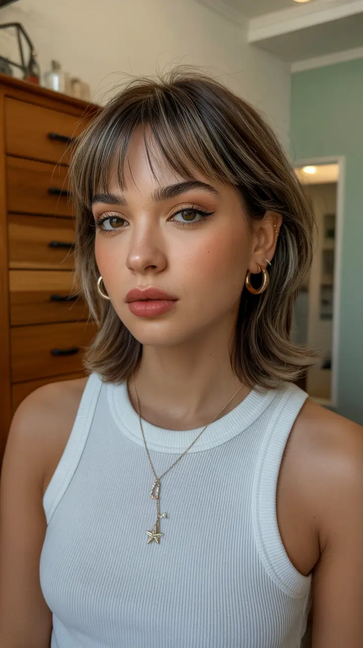 Modern shag hairstyles 2026 Short Textured Pixie Shag