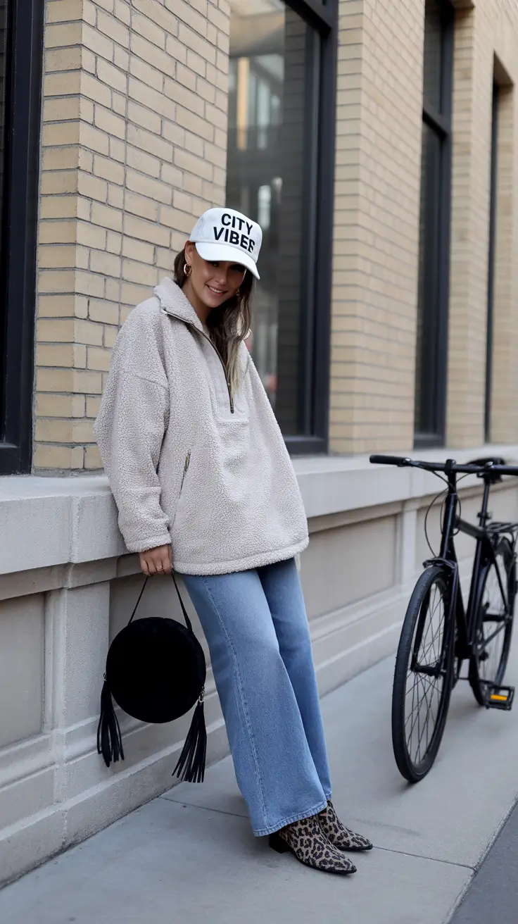 New York outfit ideas 2026 Cozy City Vibes: The Shearling Comfort Zone