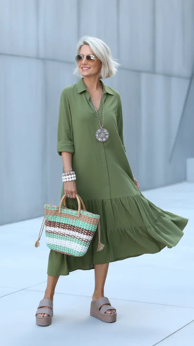 Outfit ideas for women over 50 in 2026 Olive Breeze