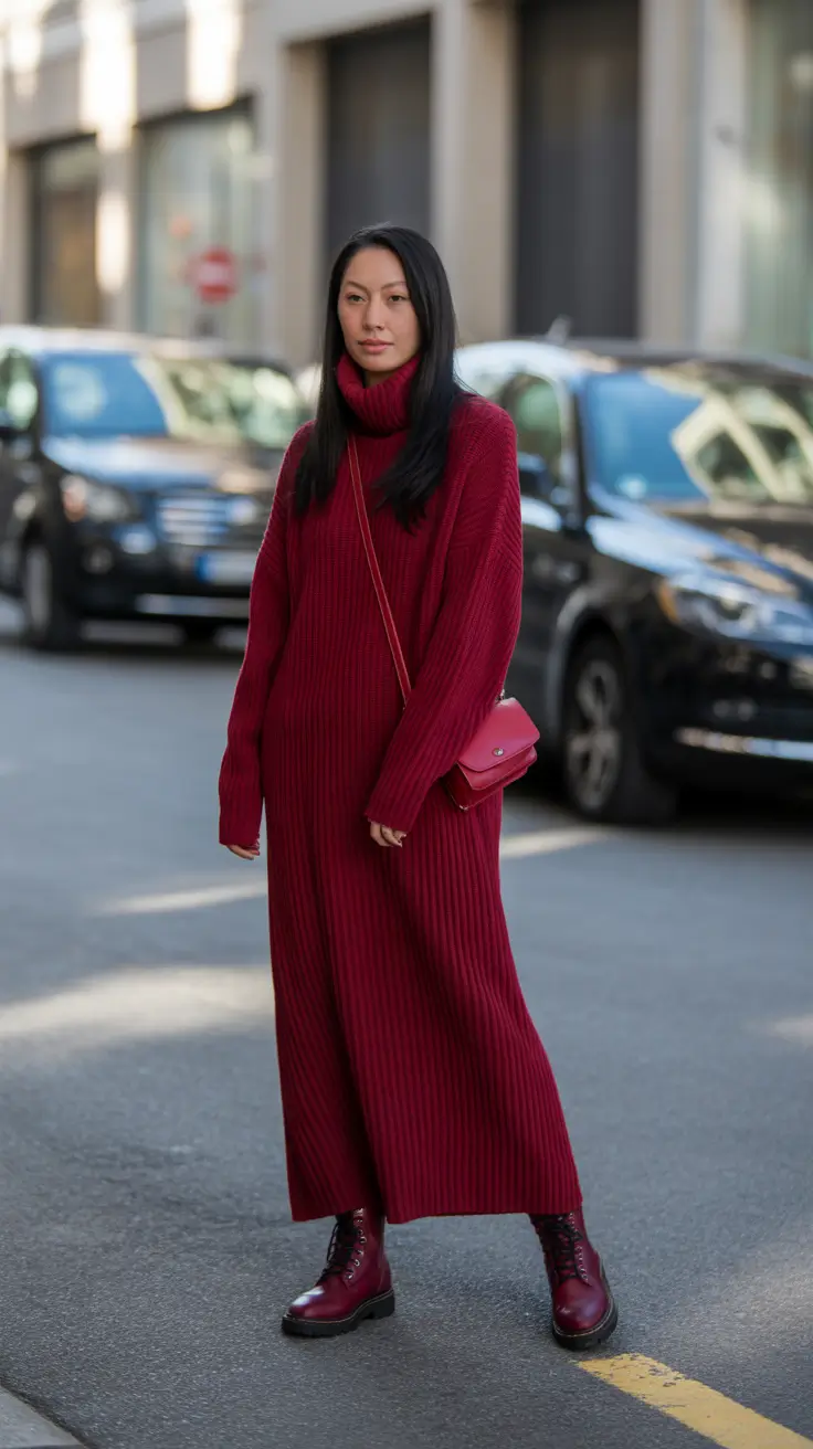 Stylish everyday outfits 2026 Red Minimalism, Maximum Impact