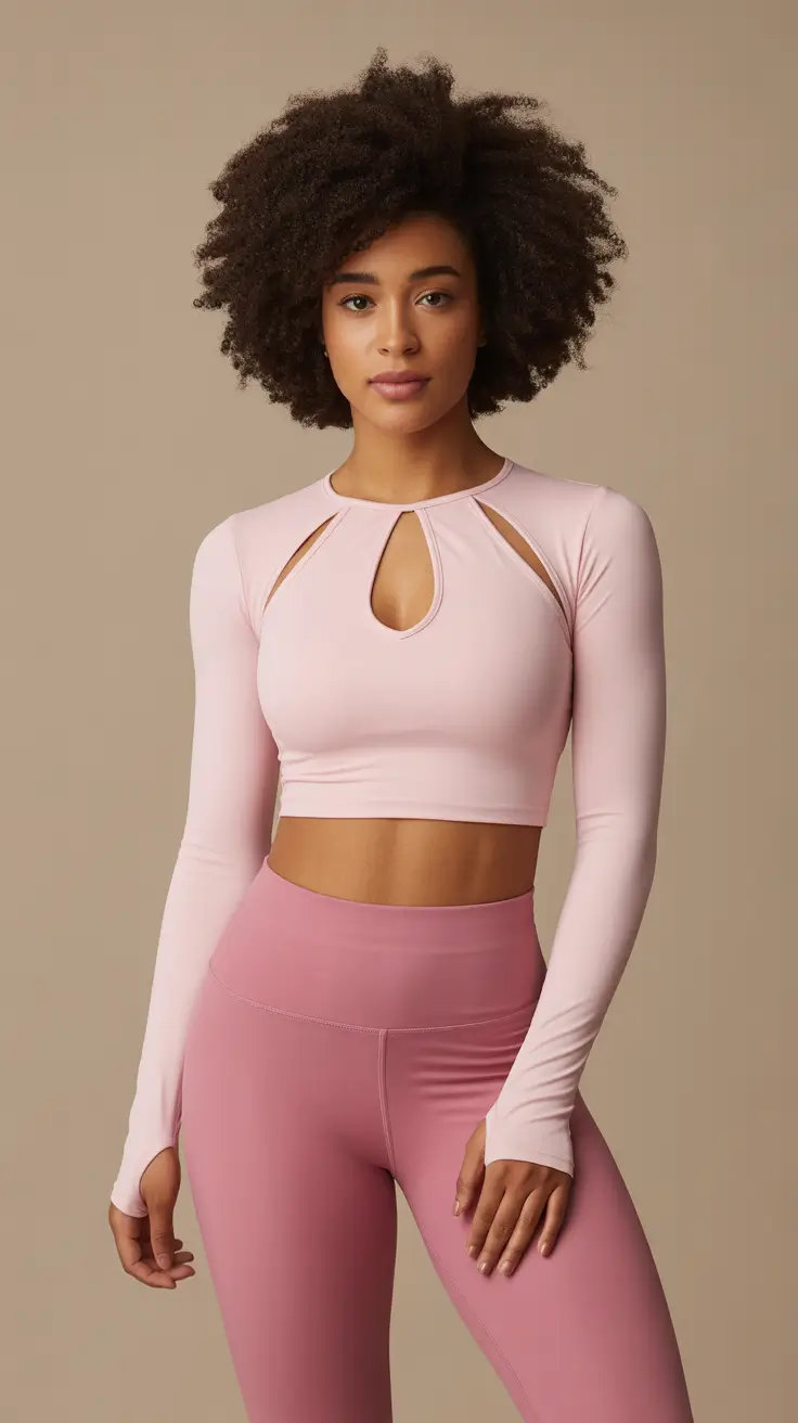 Stylish gym outfits for women 2026 Modern Mauve Confidence