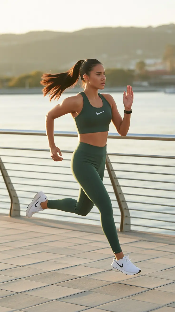 Stylish gym outfits for women 2026 Runner's Resilience