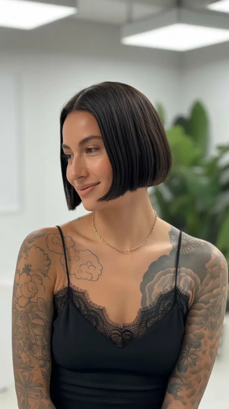 Trendy bob haircuts 2026 Modern Minimalist Bob