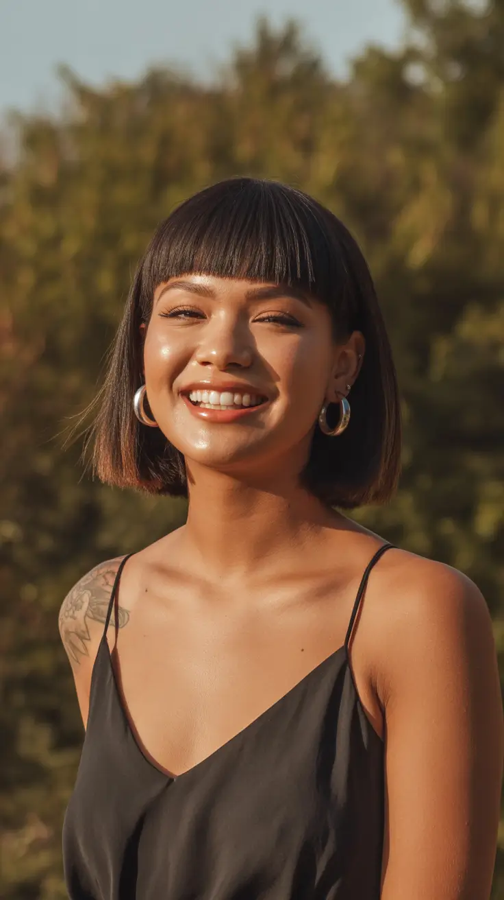 Trendy bob haircuts 2026 Playful Summer Bob