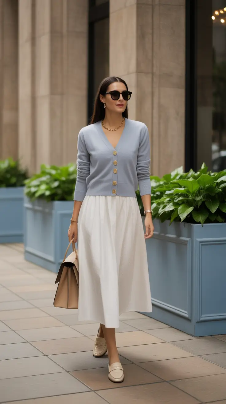Trendy outfits for moms 2026 Soft Pastel Chic