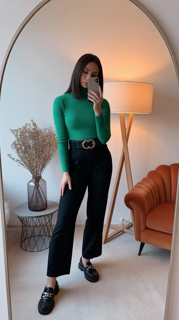 Trendy outfits for moms 2026 Emerald Focus