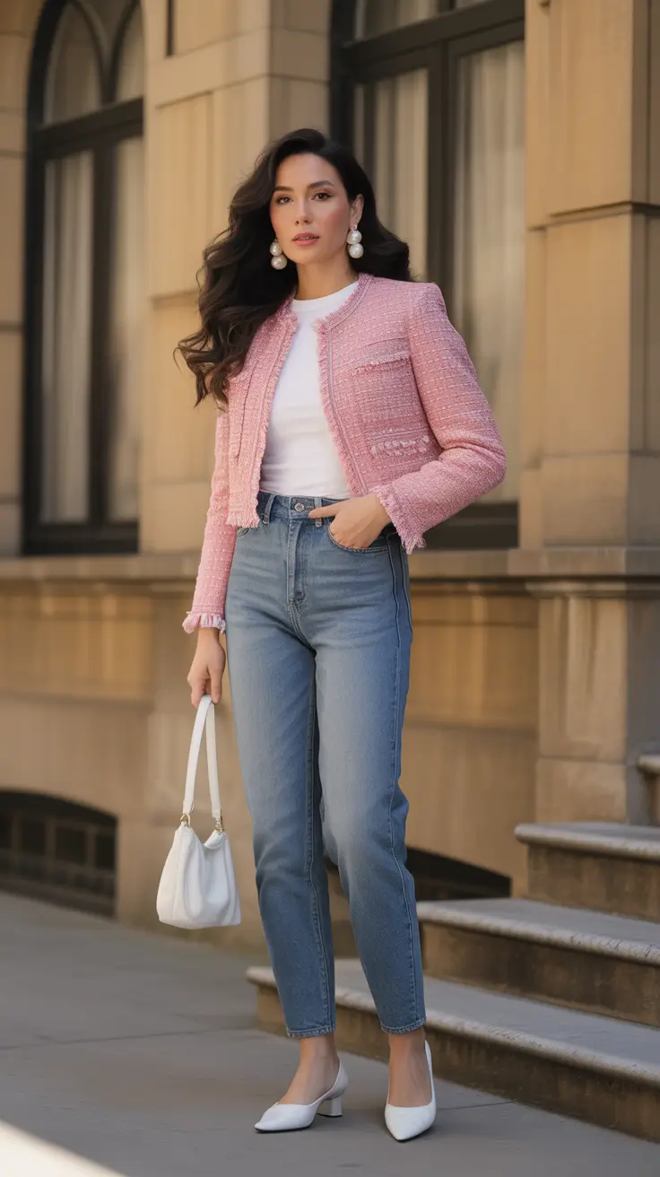 Trendy outfits for moms 2026 Parisian Romance