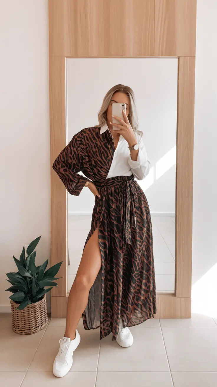 Trendy vacation outfits 2026 Wild Prints Calm Confidence