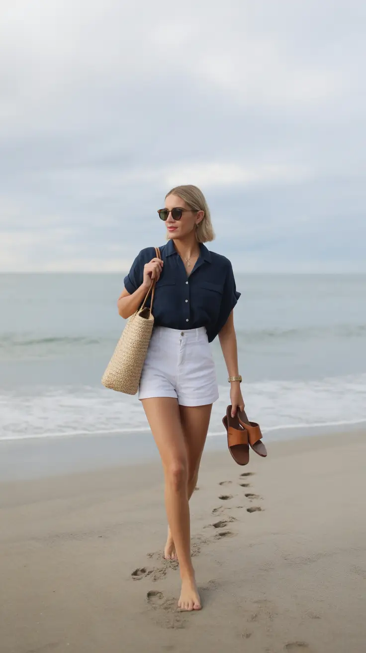 Trendy vacation outfits 2026 Seaside Minimalism Effortless and Barefoot