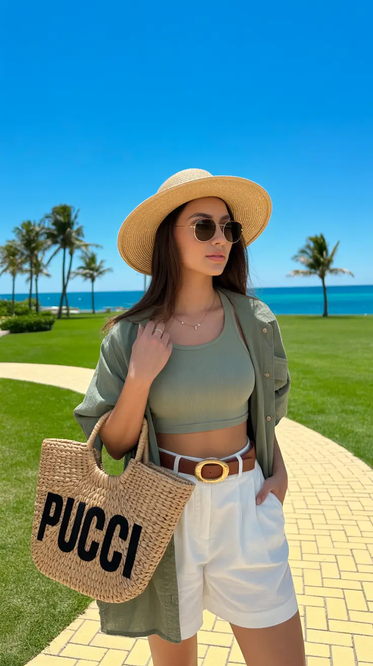 Trendy vacation outfits 2026 Olive Breeze Coastal Ease