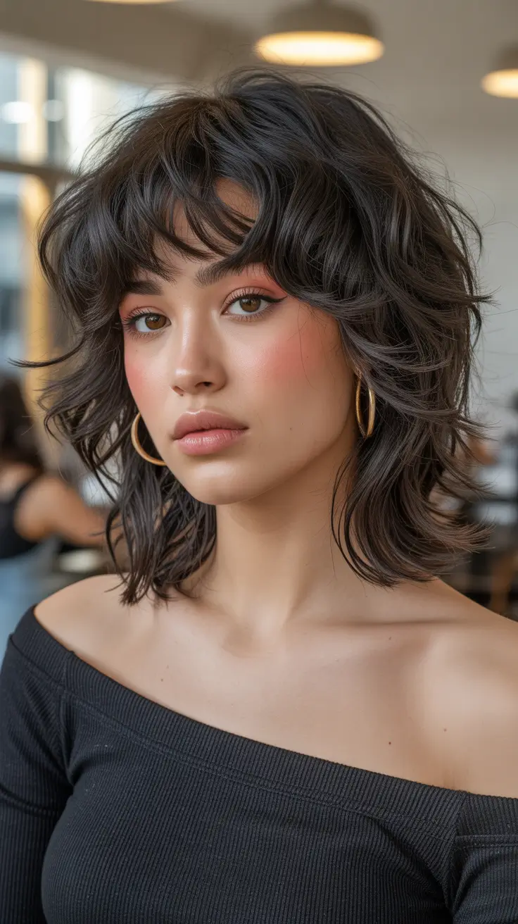 Trendy wolf haircut 2026 Bronze Smoky Layers