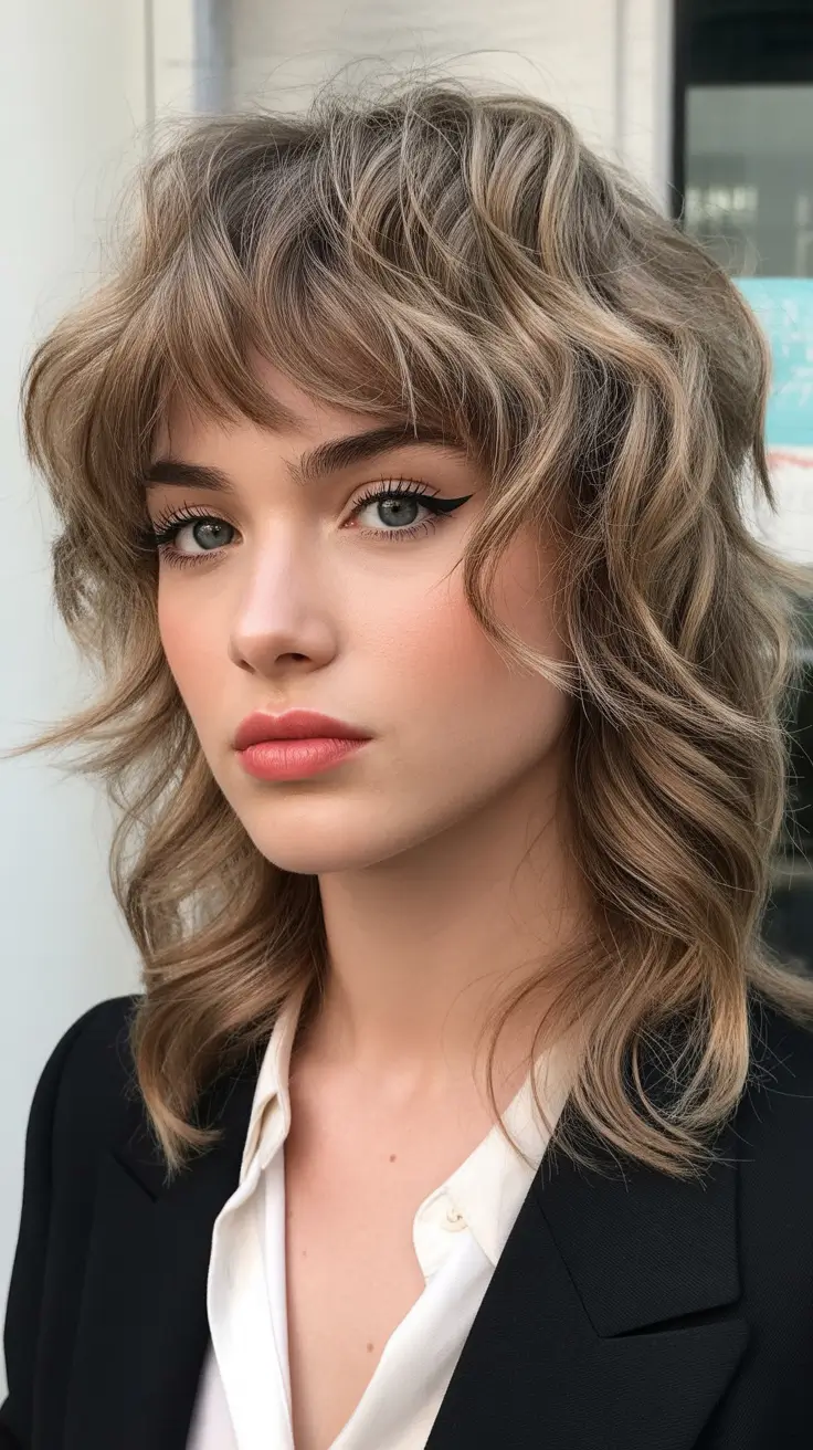 Trendy wolf haircut 2026 Golden Sand Modern Wolf