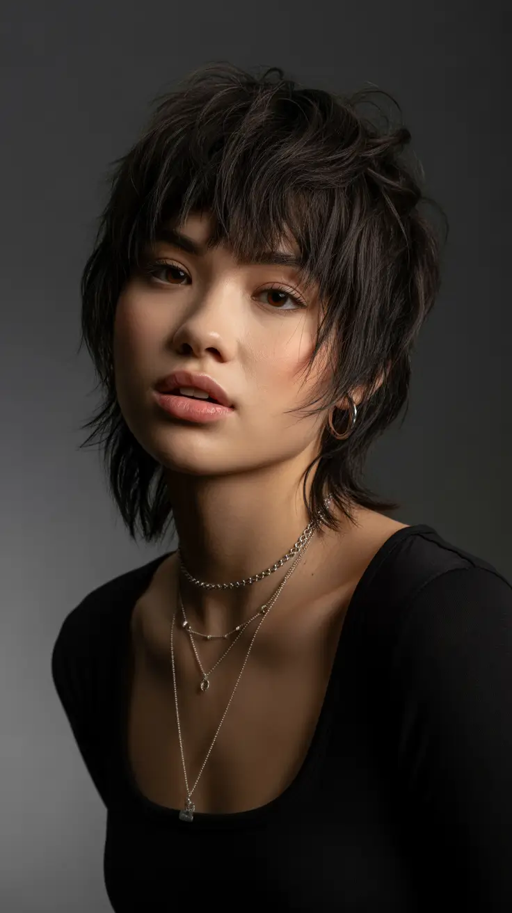 Trendy wolf haircut 2026 Nightfall Edge