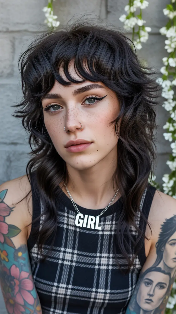 Trendy wolf haircut 2026 Modern Rock-Chic Layers