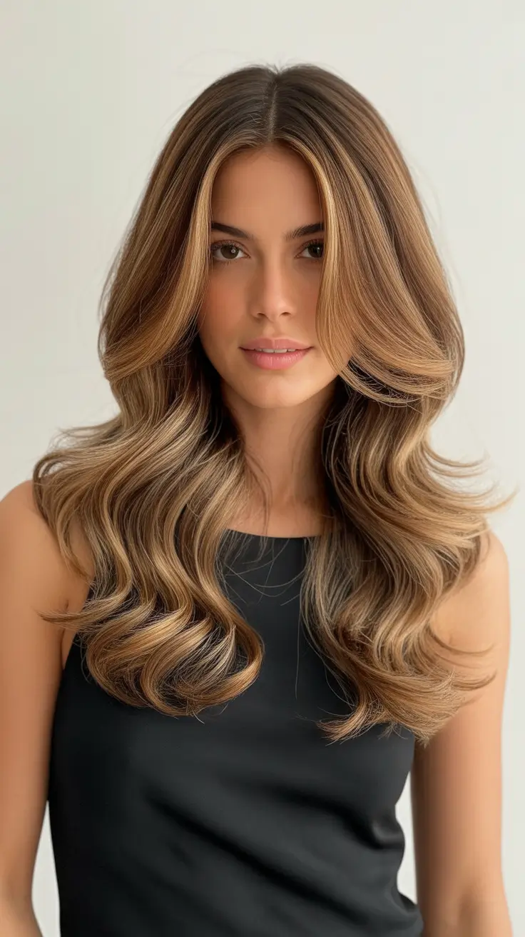 Best haircuts for long hair 2026 Butterfly Layers with Dimensional Highlights
