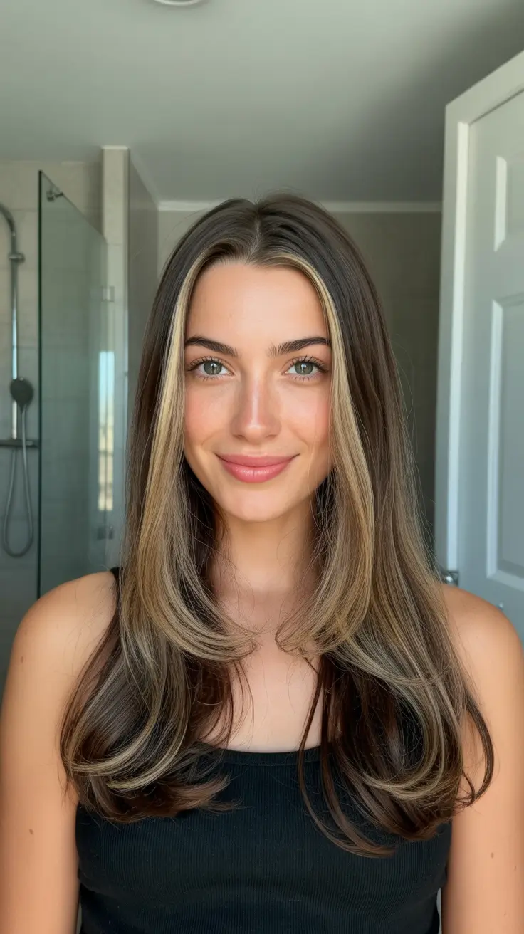 Best haircuts for long hair 2026 Money Piece Layers with Face-Framing Highlights