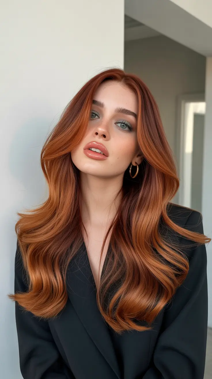 Cute hairstyle ideas 2026 Copper Dream Waves