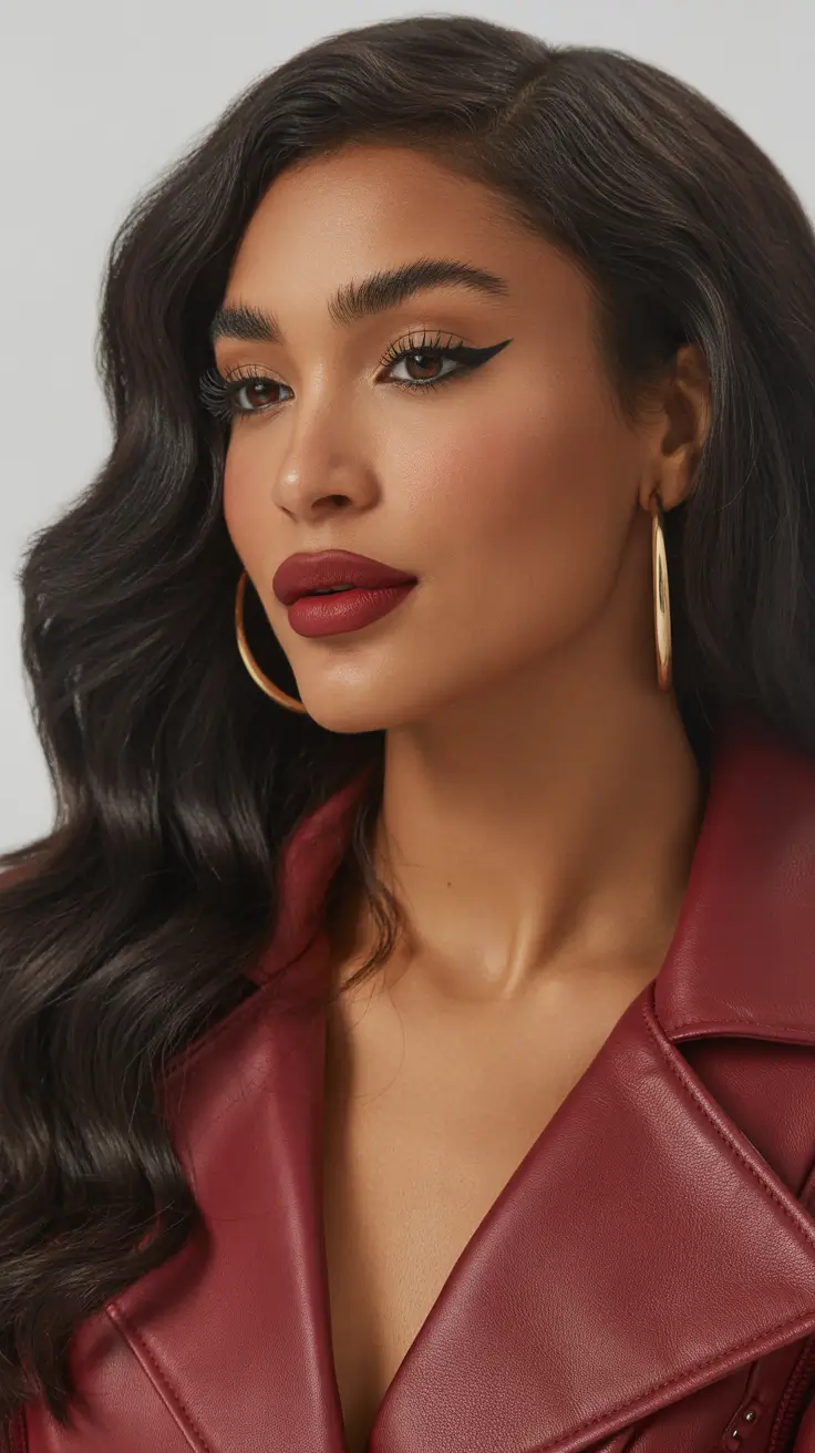 Easy hairstyles for women 2026 Deep Hollywood Waves With Gloss Finish