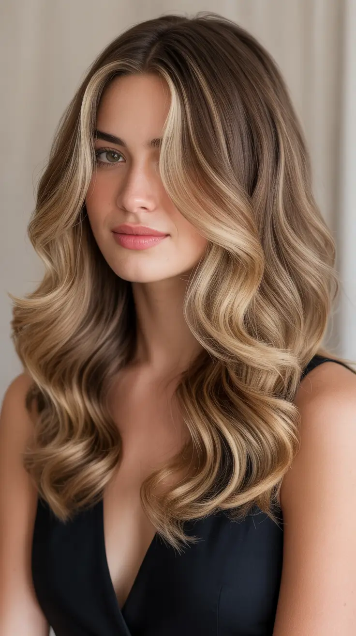 haircut ideas for medium hair 2026 soft curls with blonde layers