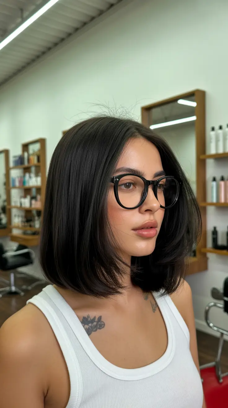 Spring Hair Color Ideas 2026 Clear Espresso Bob