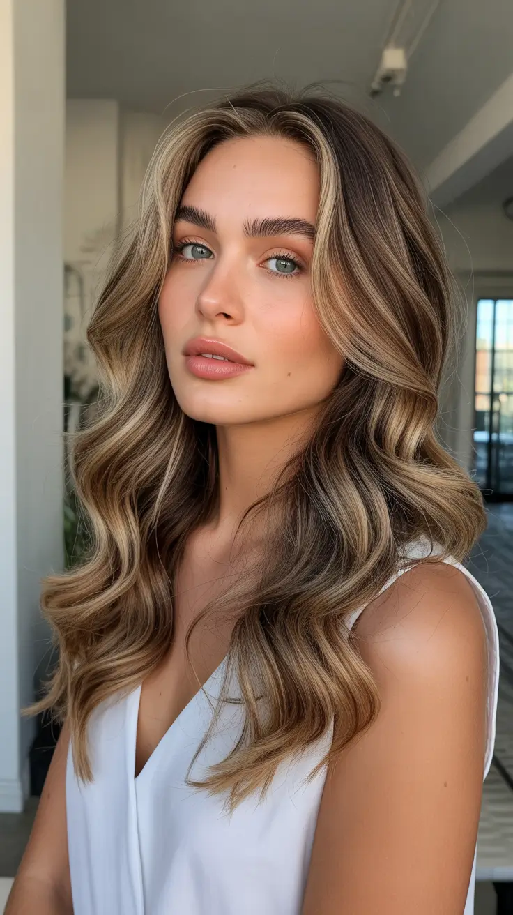 Spring Hair Color Ideas 2026 Soft Caramel Ribbon Dimension