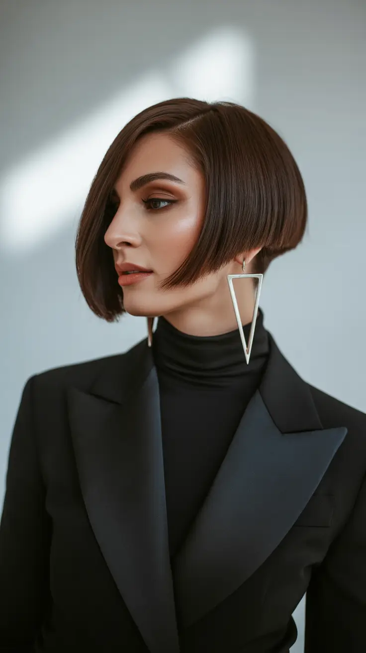 Stylish bob cuts for women 2026 Architectural Contour Bob