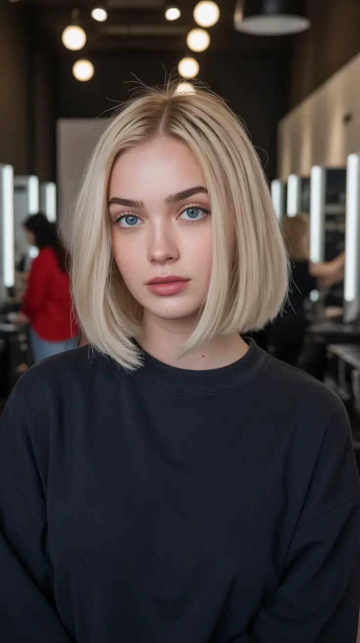 Stylish bob cuts for women 2026 Bright Classic Blunt Bob
