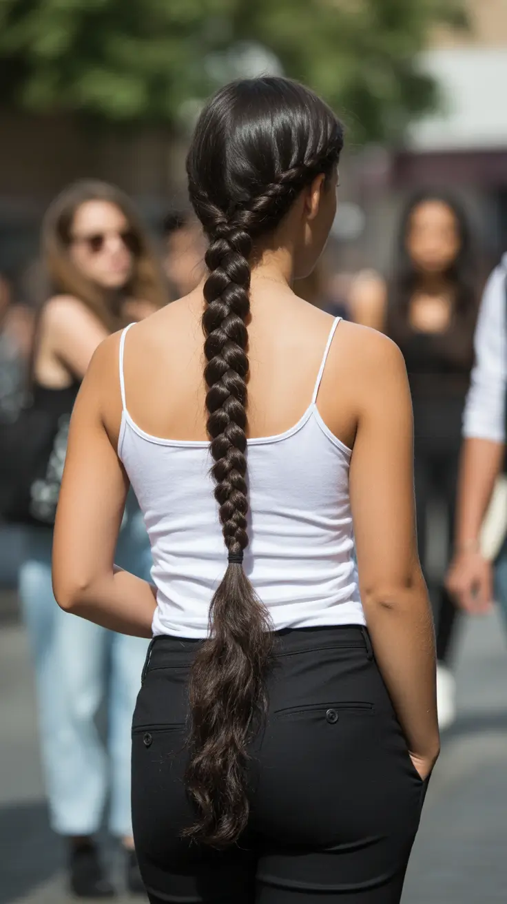 Trendy braid hairstyle ideas 2026 Loose Boho Braid for Effortless Street Style